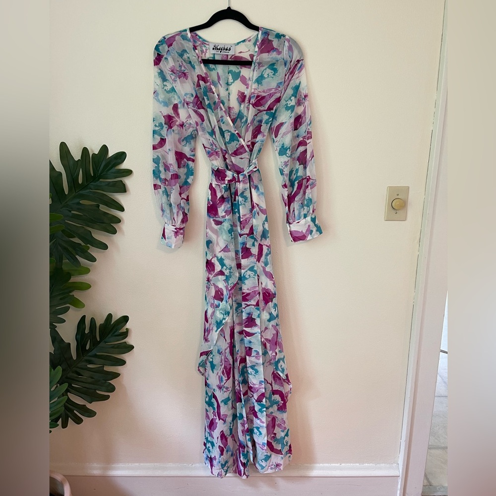 Lux floral gown